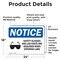 Signmission 18 in Height, 24 in Width, Vinyl Decal, Rectangle OS-2PACK-NS-D-1824-L-18159 - alternate 3